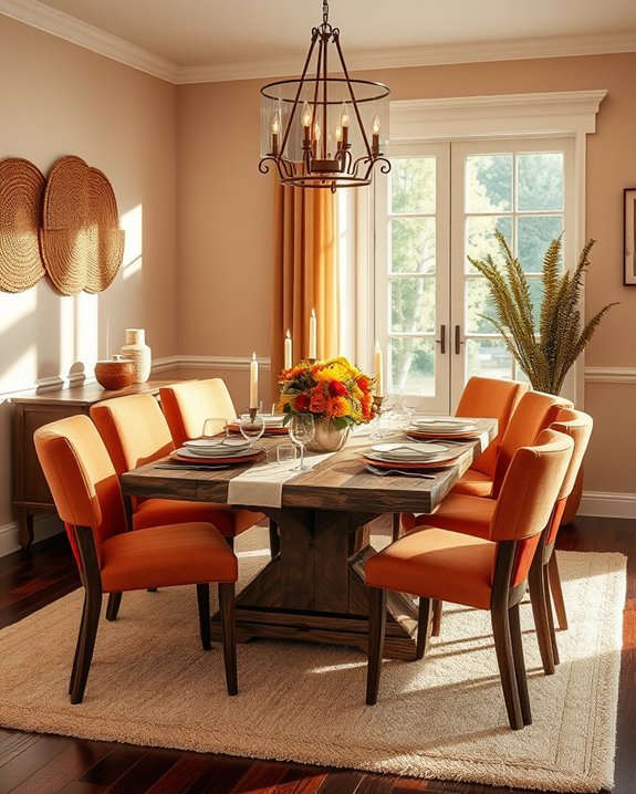 cozy warm color palettes