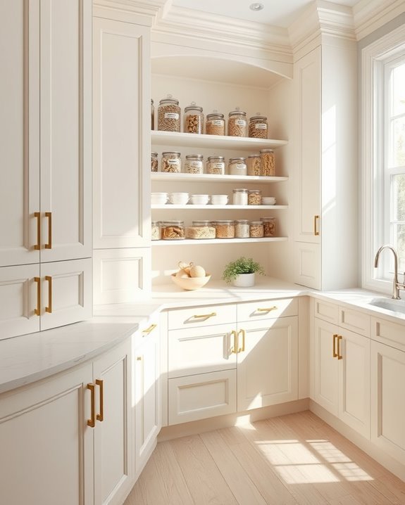 cream and white elegance