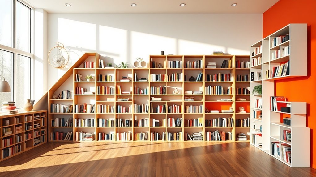 creative bookshelf organization ideas