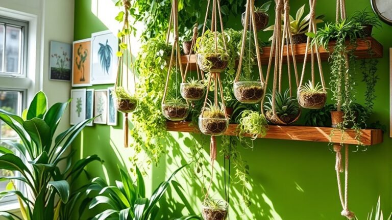 creative green wall decor