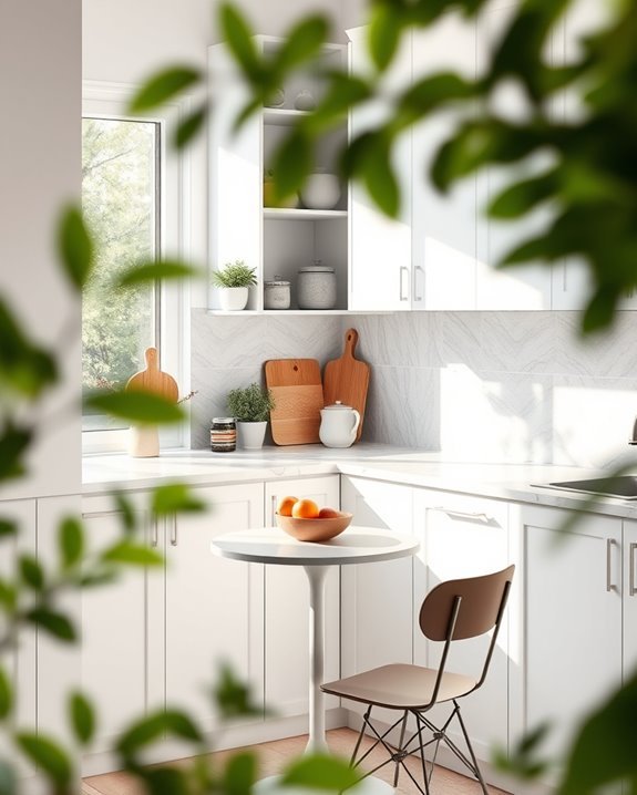 creative kitchen corner decor