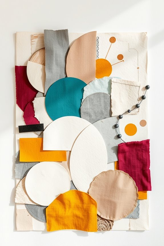 creative layered storytelling collage