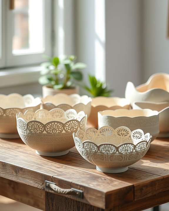 creative paper mache bowls