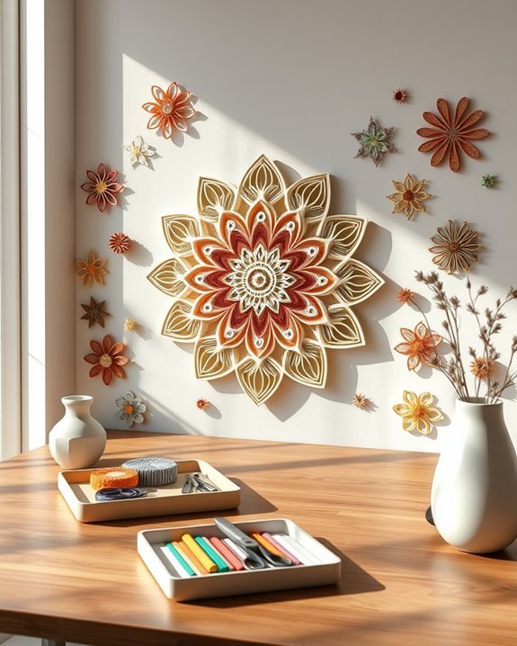 creative paper quilling art