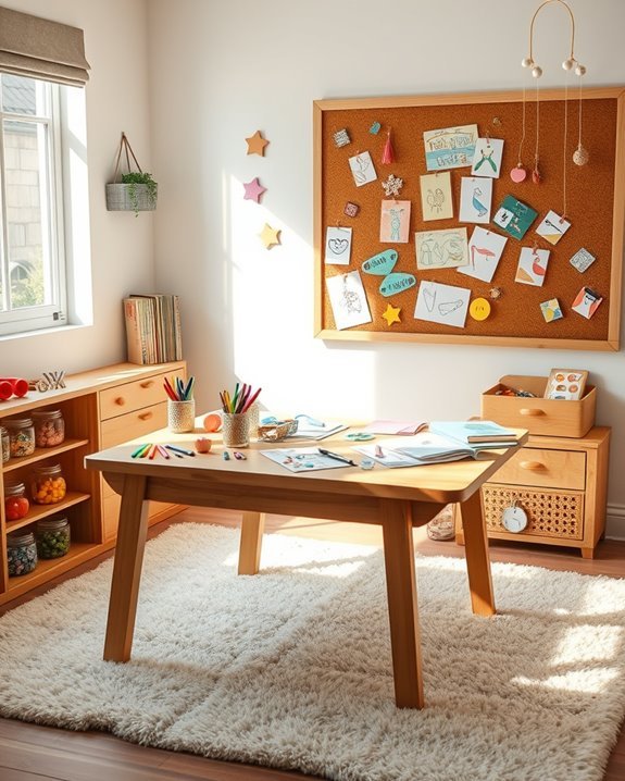 creative shared crafting space