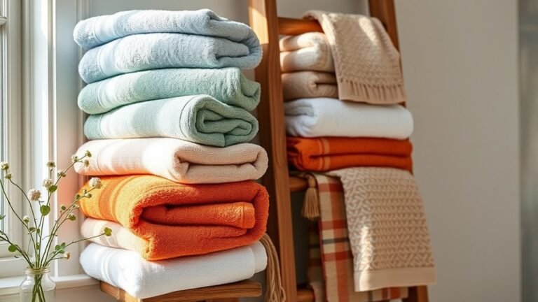 creative towel display ideas
