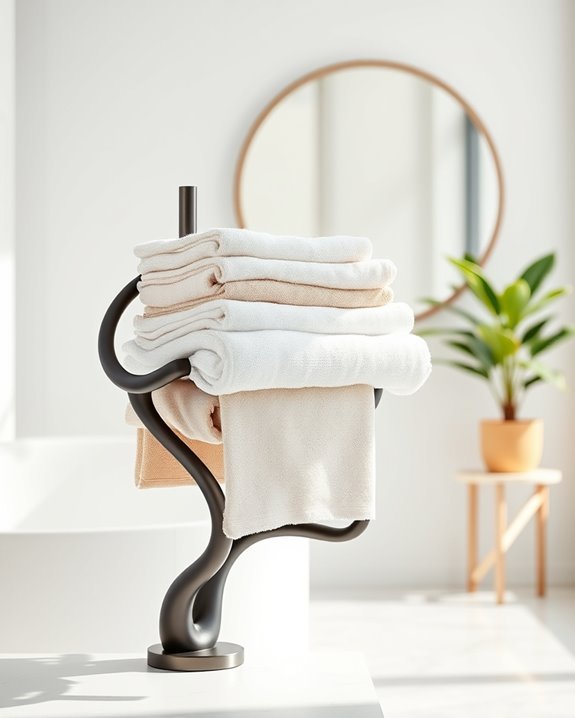 creative towel holder designs