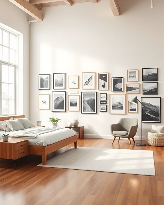 curated personal art displays