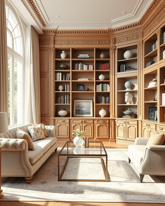 custom bookcases enhance living