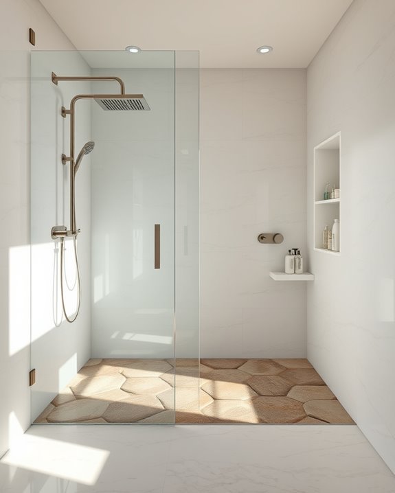 customizable shower pressure settings