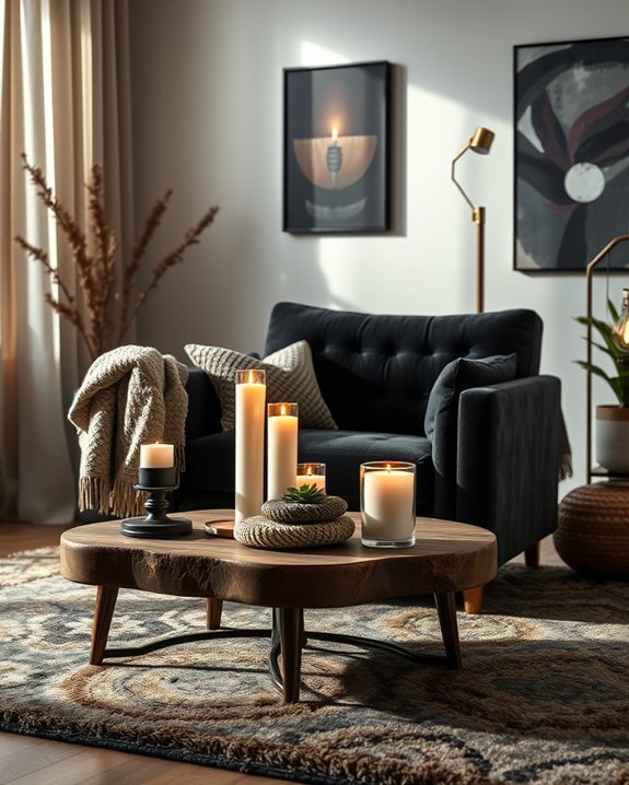 dark accent chair addition
