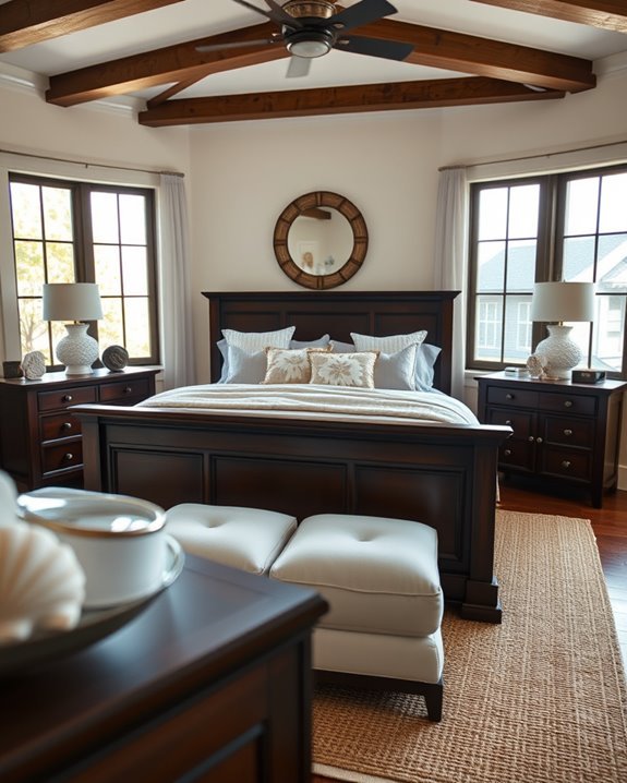 dark furniture coastal harmony