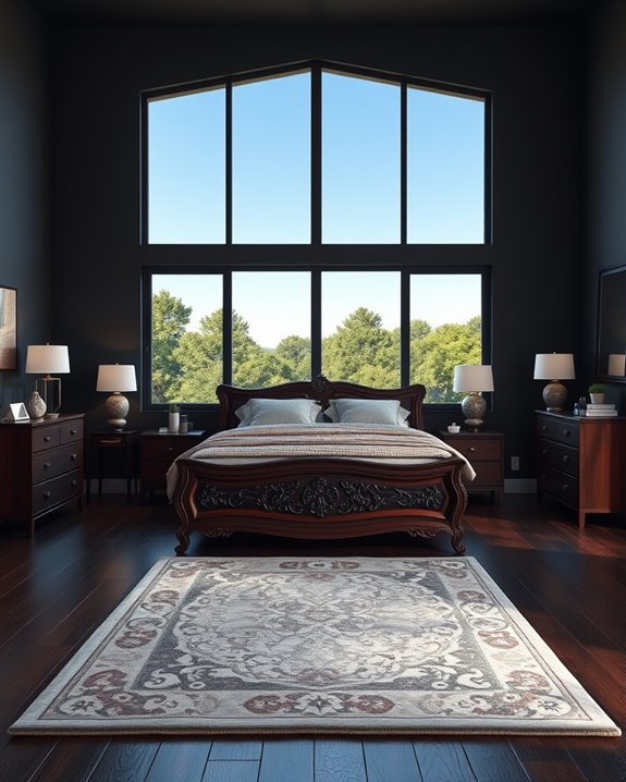 dark furniture frames views