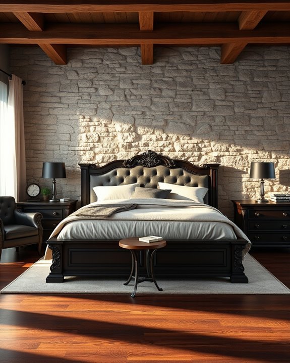 dark rustic furniture harmony