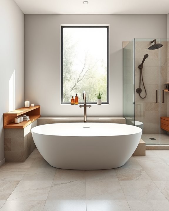 decorative bathtub surround aesthetics
