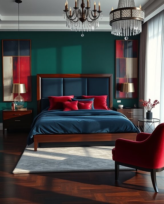 deep hues create sophistication