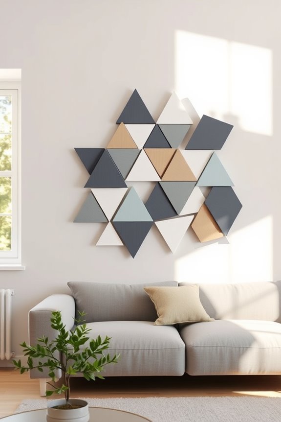 diy modern geometric art