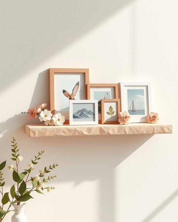 diy paper picture ledges