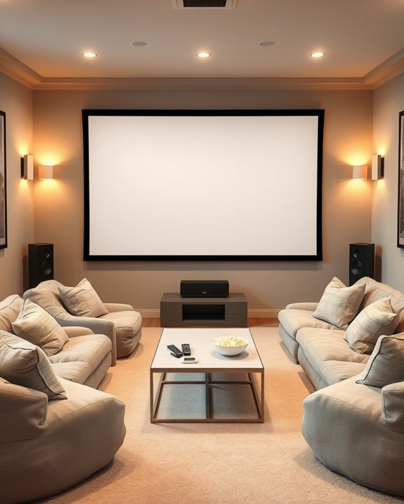 diy projector screen creation