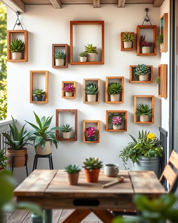 diy succulent wall decor