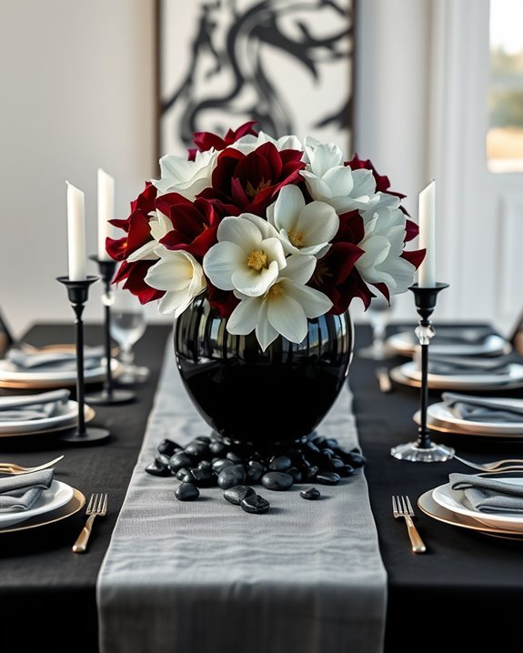 dramatic floral centerpiece ideas