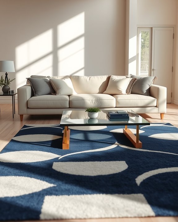 dramatic high contrast rug options