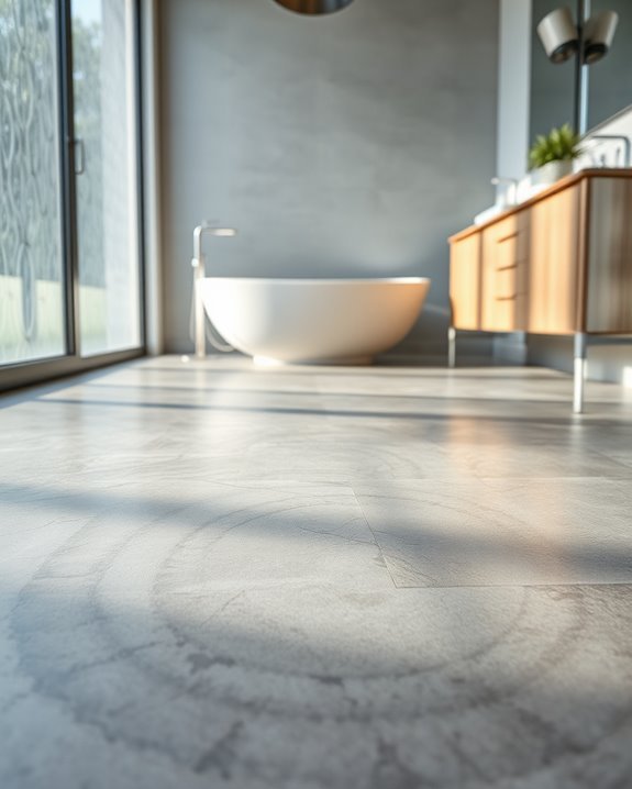 durable customizable bathroom flooring