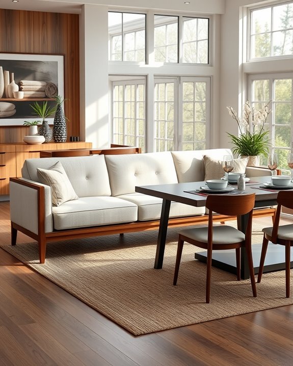 durable elegant wooden sofas