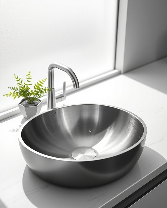 durable low maintenance modern sinks