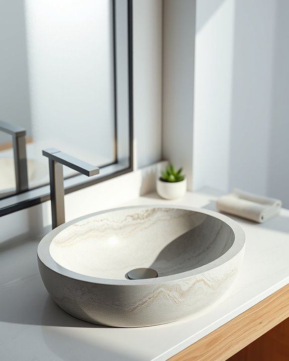 durable natural stone sinks