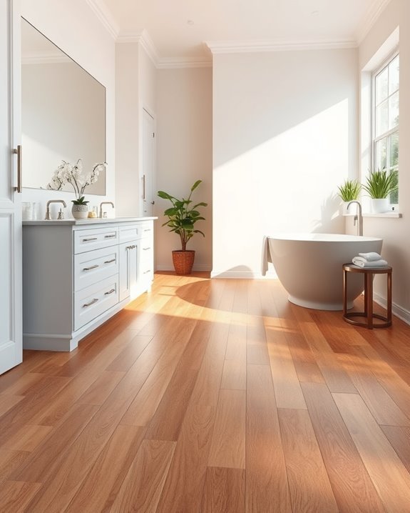 durable stylish bathroom flooring
