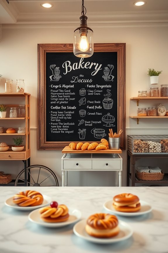 dynamic chalkboard menu displays