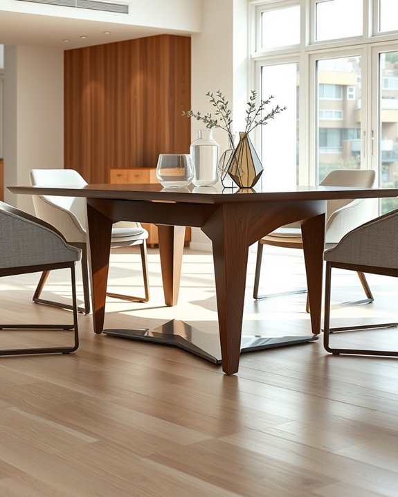 dynamic contemporary geometric decor