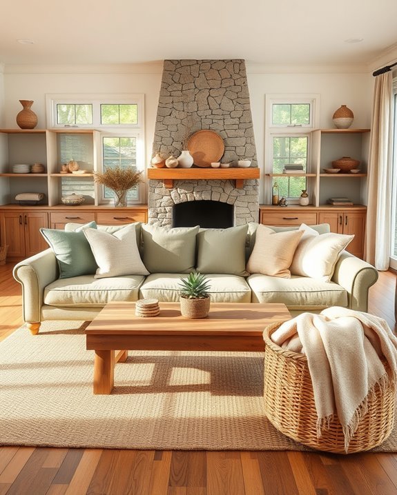 earthy colors for coziness