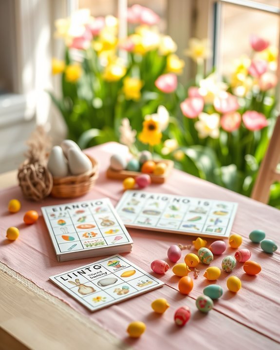 easter themed bingo game night