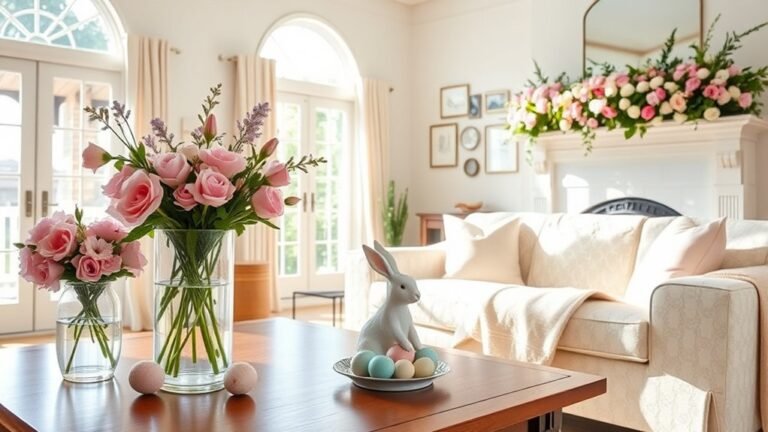 easter themed living room decor