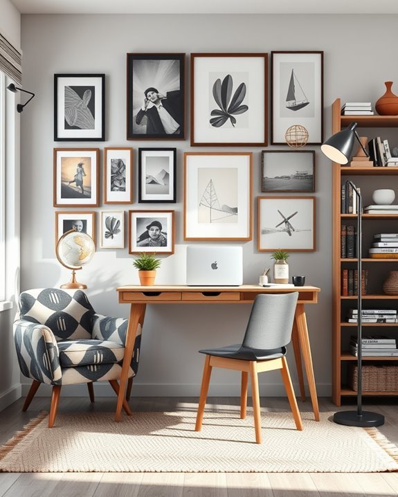 eclectic art and decor