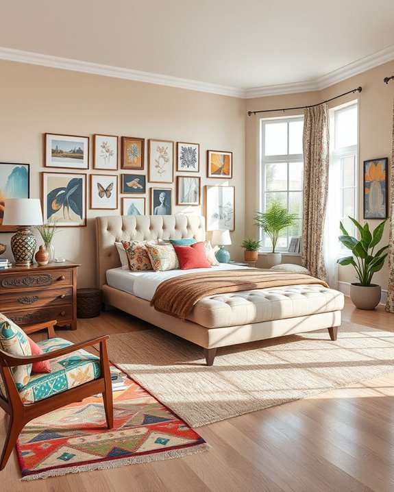 eclectic bedroom decor inspiration