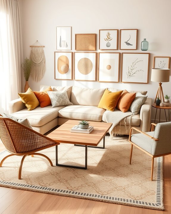 eclectic furniture style blending