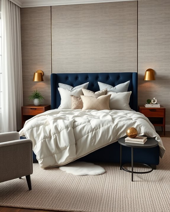 eclectic textures enhance sophistication