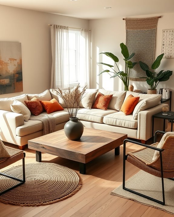 eclectic vintage modern decor mix