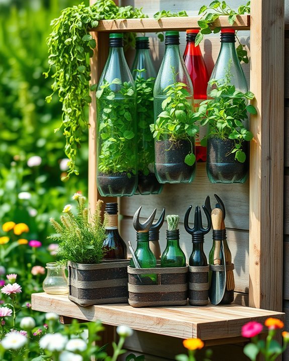 eco friendly garden tool storage