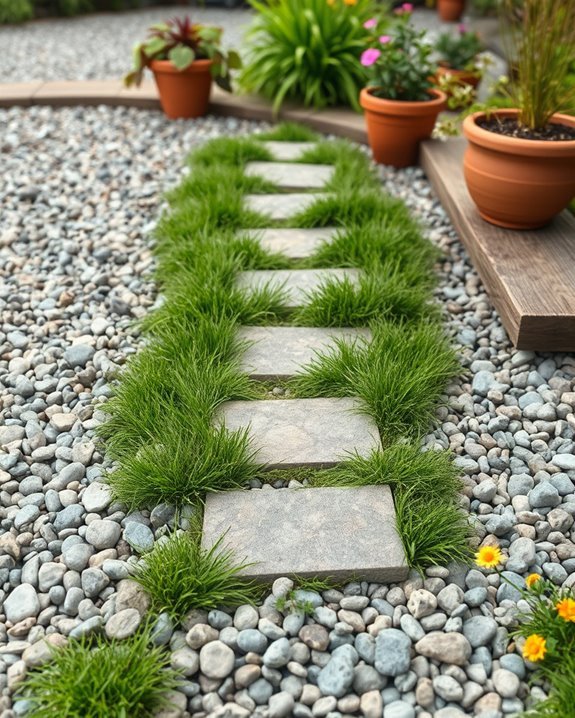 eco friendly gravel patio construction