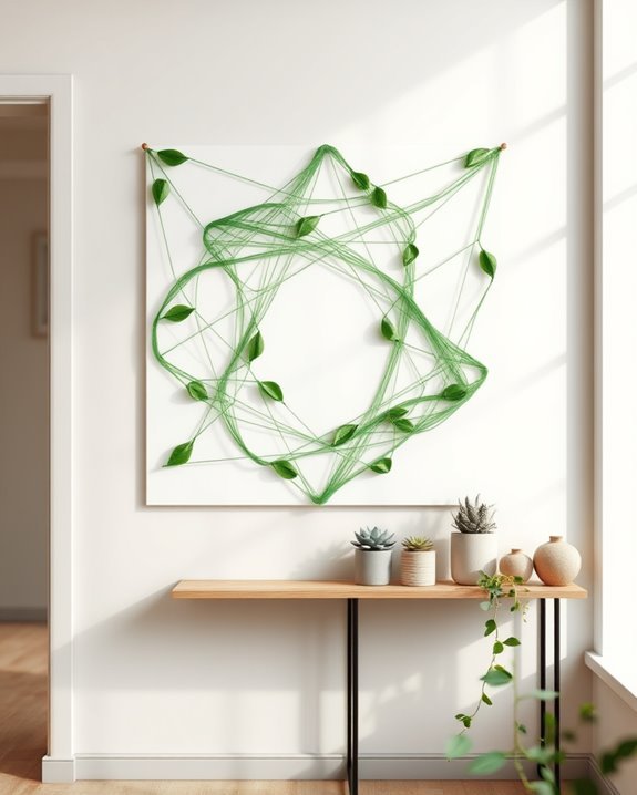 eco friendly string art decor