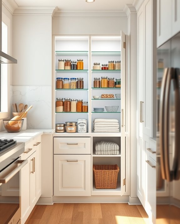 efficient corner pantry solutions