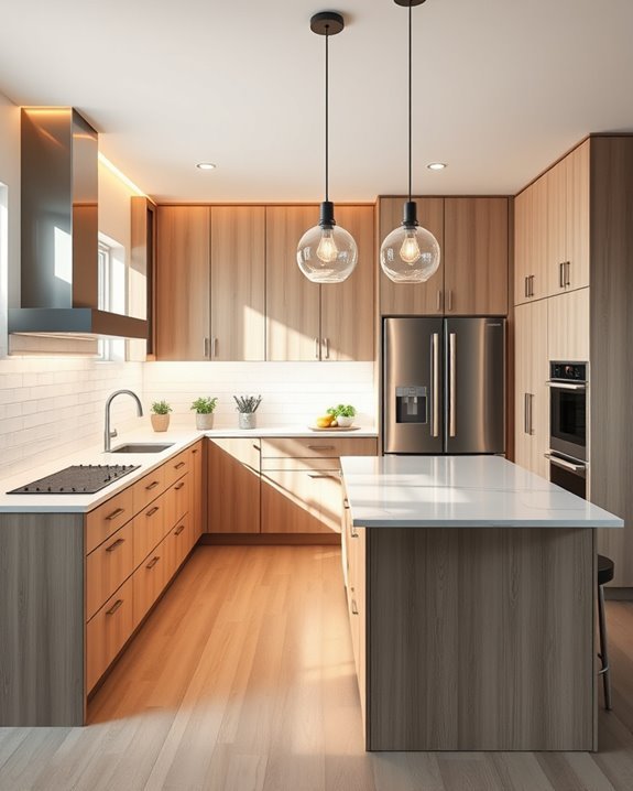 efficient kitchen task lighting