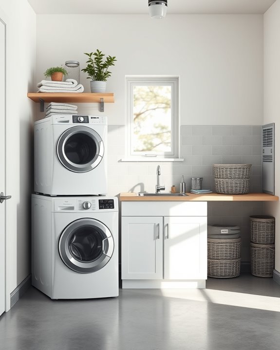 efficient laundry zone setup