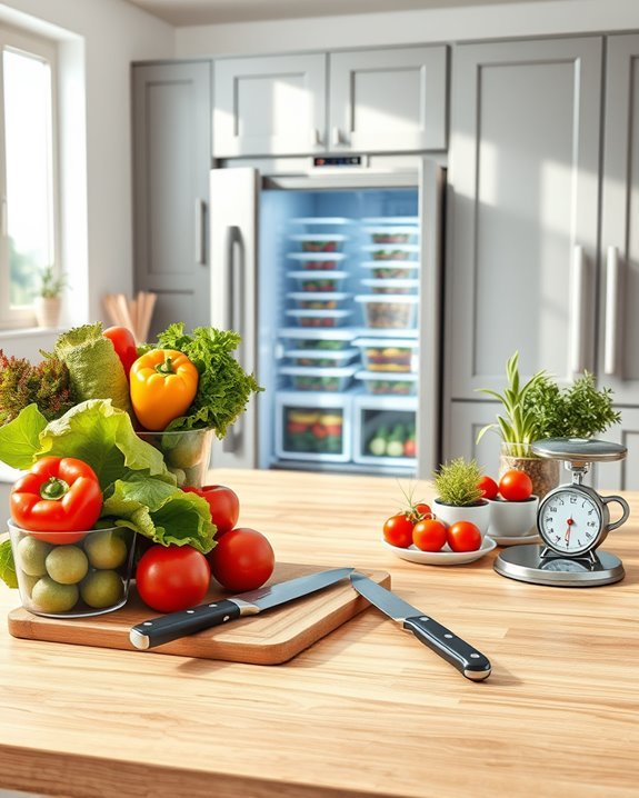 efficient meal prep organization