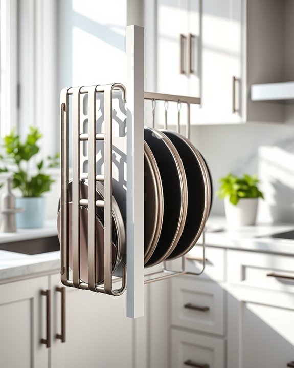 efficient pot lid storage