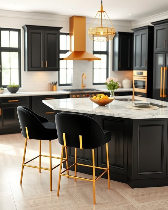 elegant bar stools for entertaining